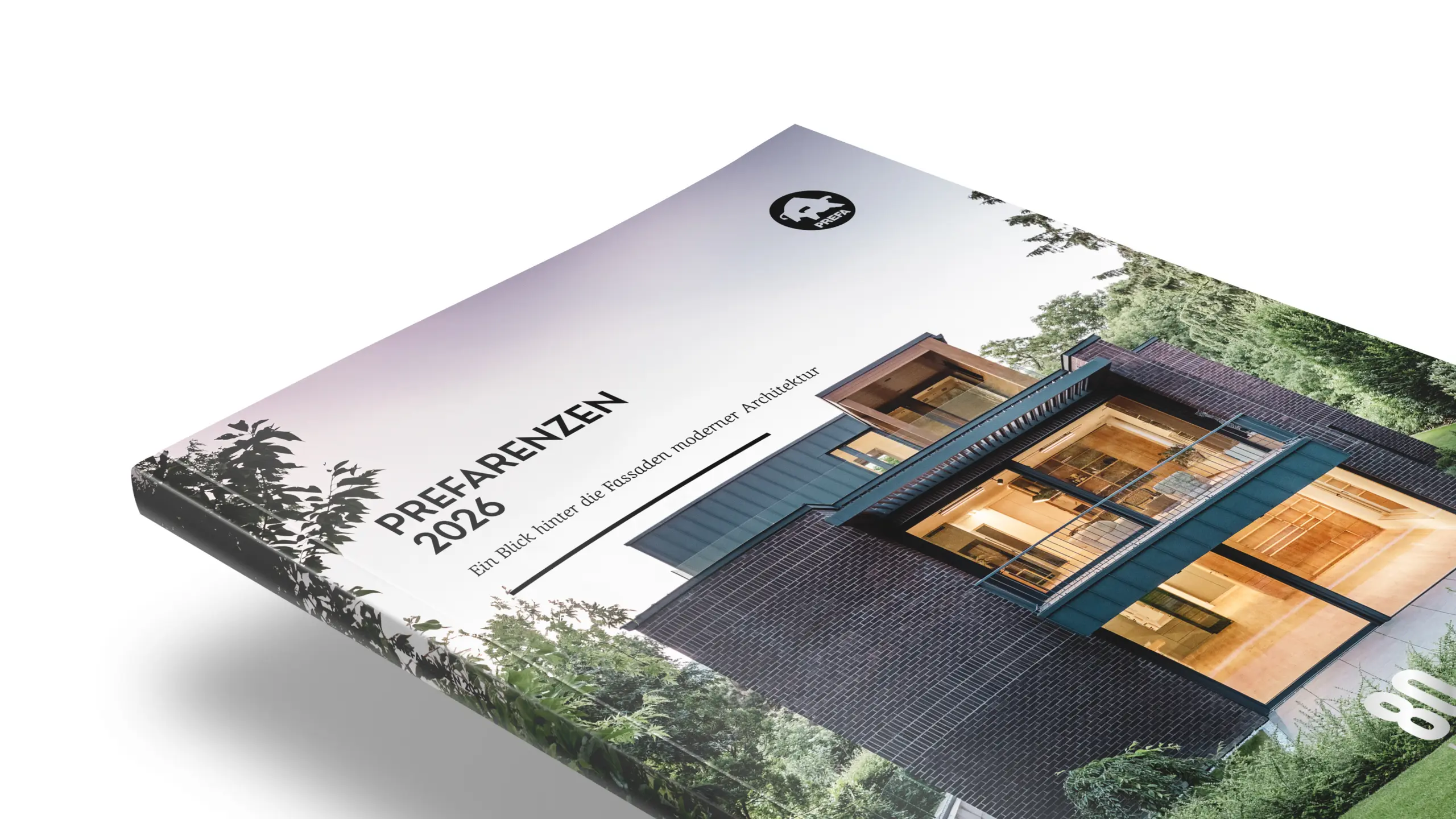 Billede af Prefarenzen-bogen fra 2026-udgaven på hvid baggrund. På omslaget ses et Prefarenzen-hus.
