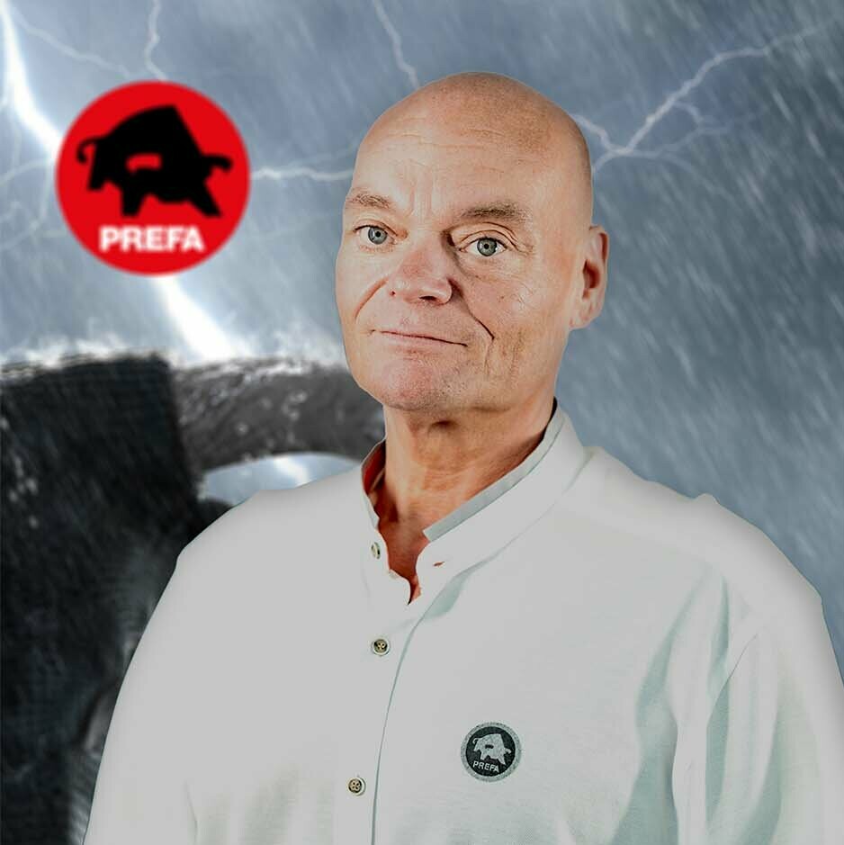 Das ist Lennart Hansen, cer PREFA Sales Manager in Dänemark für Region Sydjylland und Fyn.