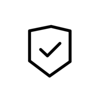 Seglgrafik, der symboliserer produktets ydeevnegaranti